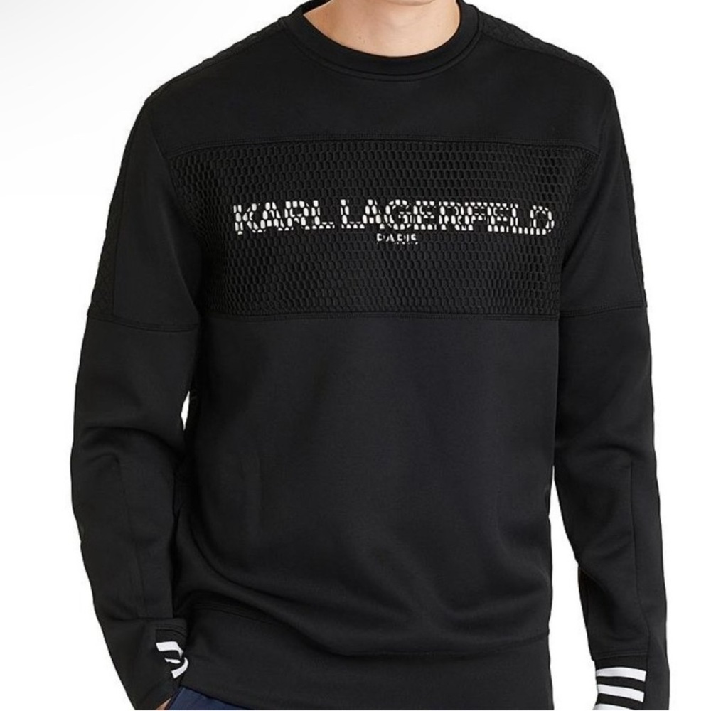 Karl Lagerfeld Men's Black Sweater